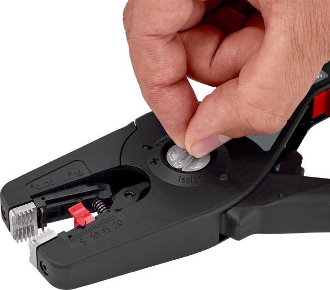 KNIPEX 12 52 195 SB PreciStrip16 Automatische Abisolierzange 195 mm 