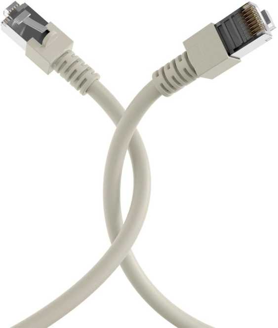 RJ45 Patchkabel SF/UTP Kat.5e 0,7m grau Kat.5E 