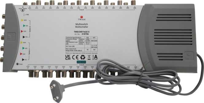 Einzel-Multischalter 9in/8out TMS/CKR 9x32 S 