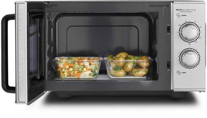 Mikrowellenherd mit Grillfunktion freistehend MG 25 Ecostyle Ceramic 