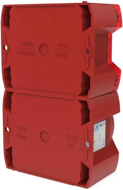 Blitzschallgeber PA X 1-05 rot 5J 24DC 105dB IP66 NEMA4/4x RAL3000 