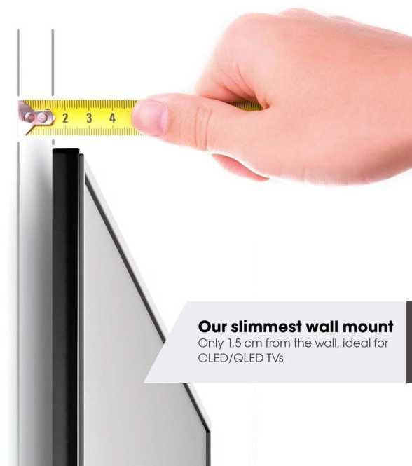 Flache TV-Wandhalterung TVM 5605 Elite 