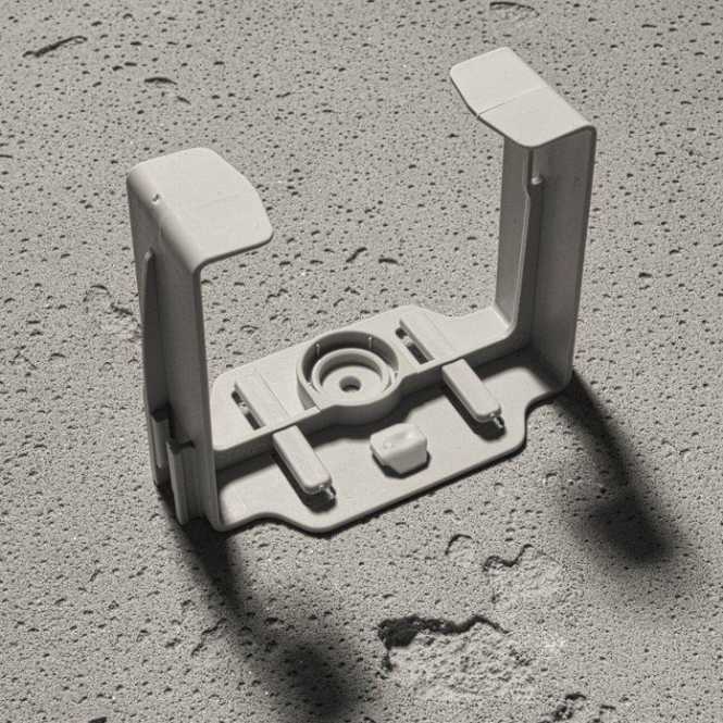 Bodensammelhalter BSH 45 halogenfrei hellgrau 