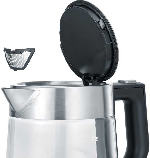 Wasserkocher 1L 2200W WK 3468 Silber 