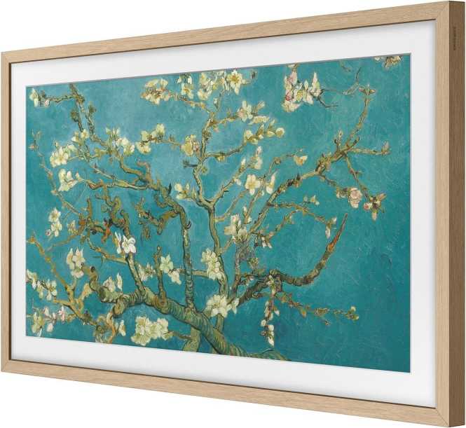 Dekorrahmen aus Metall für 32 Zoll The Frame Teak 