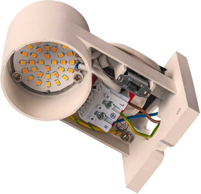 RUSTY UP/DOWN Outdoor LED Wandleuchte rund rost CCT switch 3000/4000K 