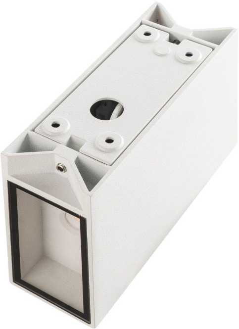 QUAD UP/DOWN 15 Wandleuchte LED 3000K IP44 eckig up/down weiß 3,2W 