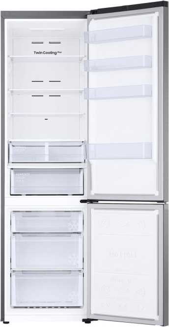 Kühl- und Gefrierkombinaton Stand Silber 