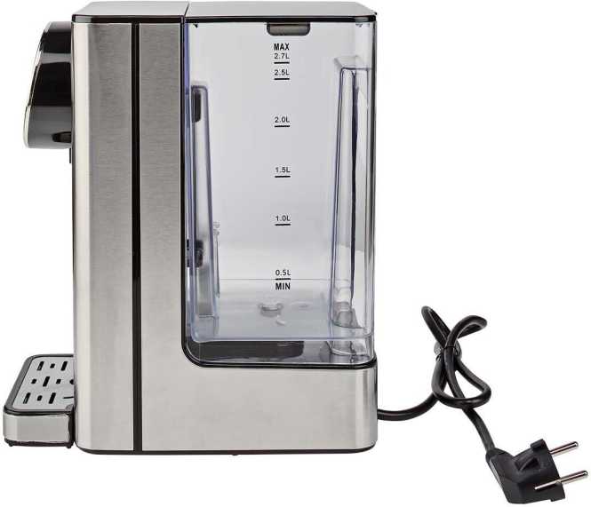 Heißwasserspender 2,7 Liter 2600W Aluminium / schwarz 