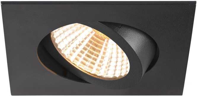 NEW TRIA 68 Deckeneinbauring L: 8,2 B: 8,2 H: 2,6 cm IP 20 schwarz 