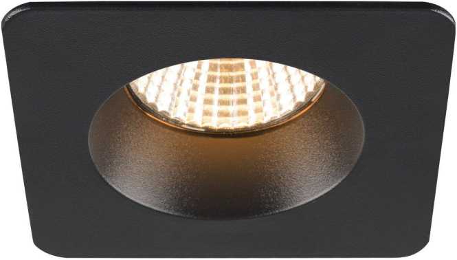 NEW TRIA 68 Deckeneinbauring L: 8,2 B: 8,2 H: 3,4 cm IP 65 schwarz 