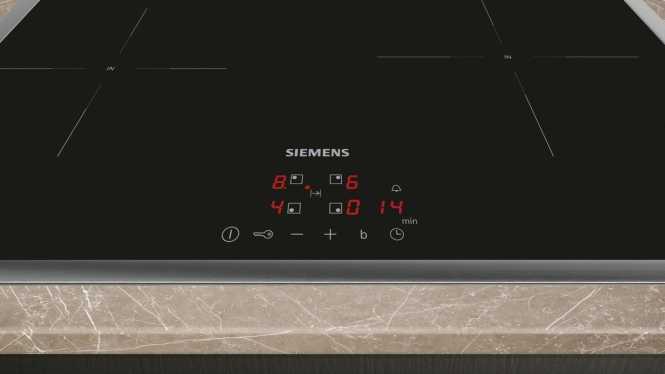 iQ300 Induktionskochfeld 60 cm Schwarz mit Rahmen aufliegend 