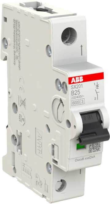 LS-Schutzschalter 1-polig 6kA B-Char 25A 1TE 