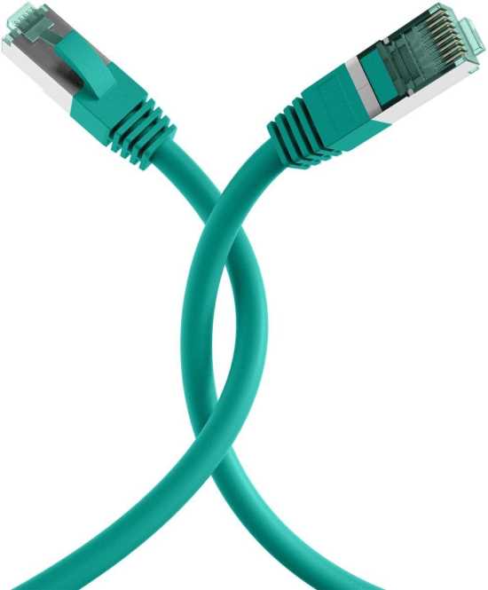 RJ45 Patchkabel S/FTP Kat.6A LSZH 3m grün 