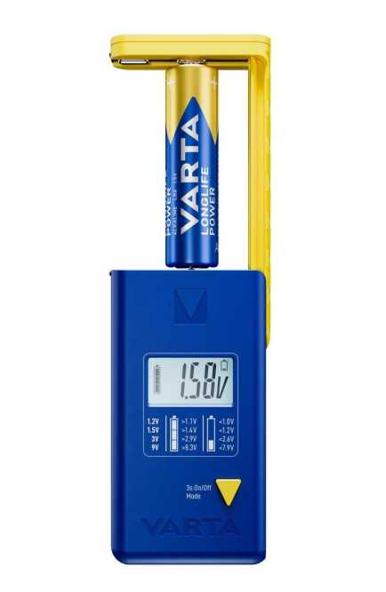 Batterietester LCD Battery Test Messbereich 1,2 V/1,5 V/3 V/9 V Akku 