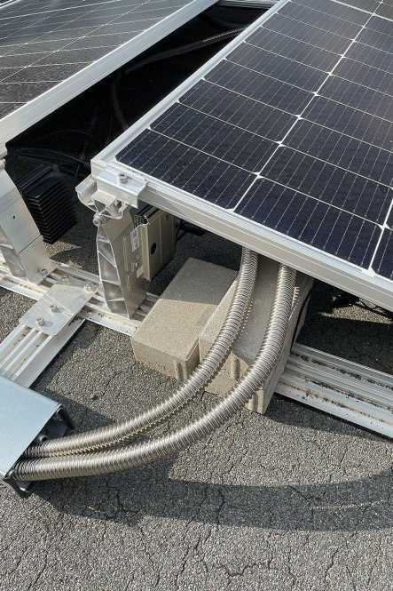 Kabelschutzschlauch aus Edelstahl V4A ESW 32 biegsam gewellt 25m 