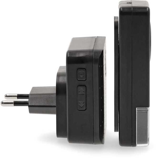 Drahtloses Türklingel Set DOORB310BK2 schwarz 