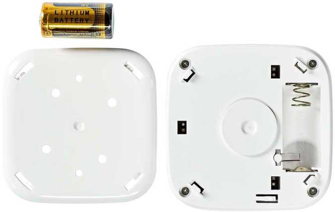 SmartLife Rauchmelder Batteriebetrieben 85 dB 3 Stück weiß 