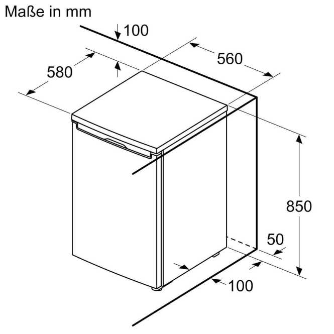 Tischkühlschrank Serie 2 KTR15NWEB 