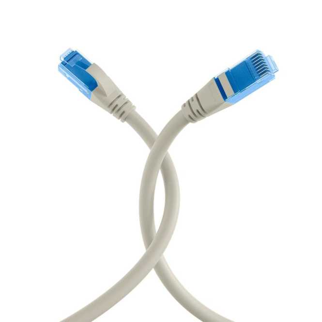 RJ45 Patchkabel U/UTP Kat.6A LSZH Premium 500MHz 3m grau 