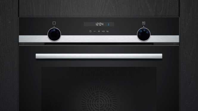 Einbau-Backofen iQ500 60x60 cm Edelstahl 