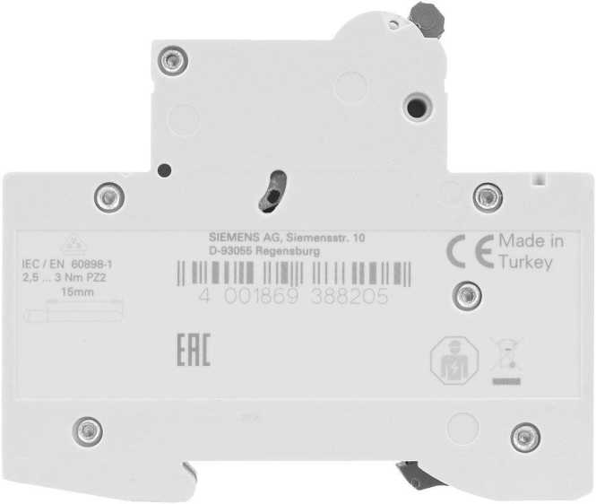 LS-Schutzschalter 1-polig 6kA C-Char 16A 1TE 