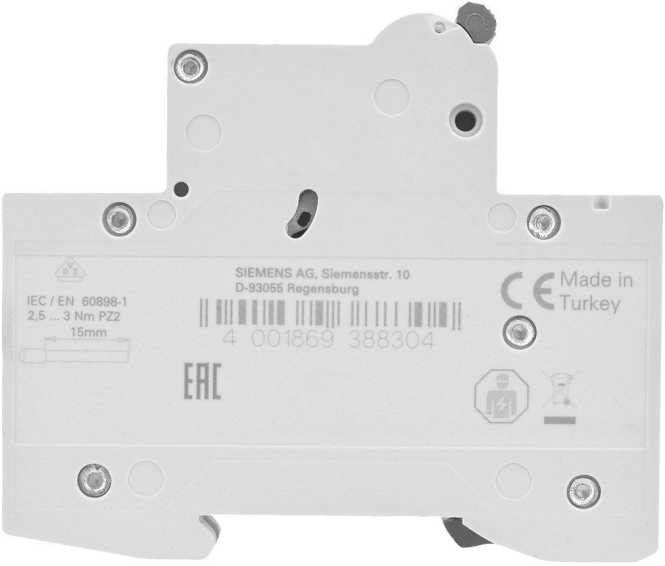 LS-Schutzschalter 1-polig 6kA B-Char 16A 1TE 