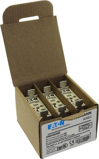 Sicherungseinsatz Niederspannung 25 A AC 500 V NH000 gL/gG IEC 