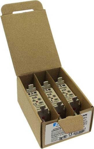Sicherungseinsatz Niederspannung 63 A AC 500 V NH01 gL/gG IEC 