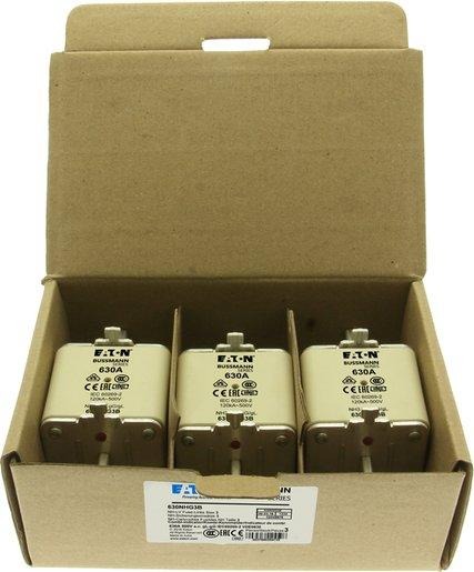 Sicherungseinsatz Niederspannung 630 A AC 500 V NH3 gL/gG IEC 