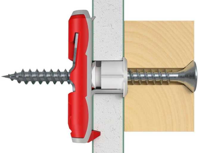 Nylon-Kippdübel DUOTEC 10 mit Panhead Schraube 