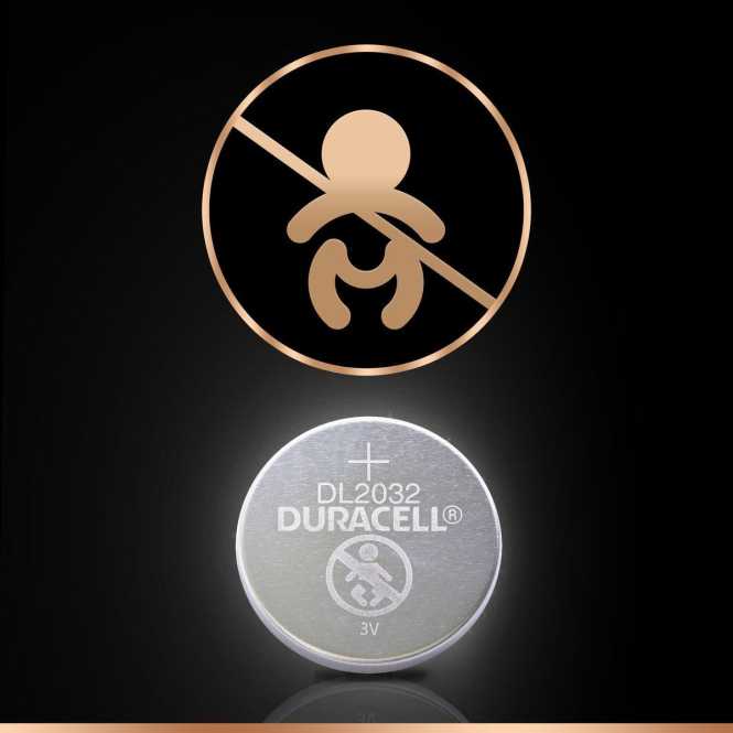 Knopfzellenbatterie Lithium DL/CR 2032 4 Stk 