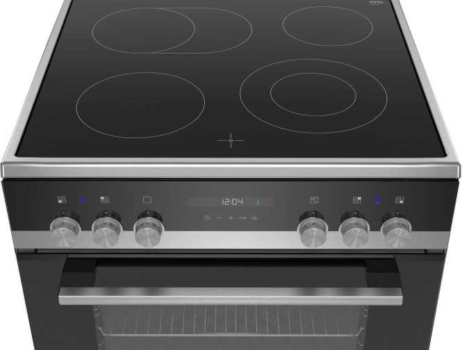 Standherd Elektro mit Glaskeramik Kochfeld HK9S5A240 