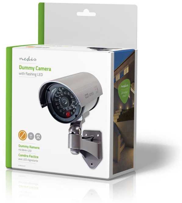 Kamera Attrappe Dummy Ip44 grau 