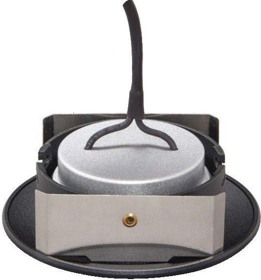 Einbauspot LED Flat IP44 schwarz-matt 8W 930 38° dimmbar 