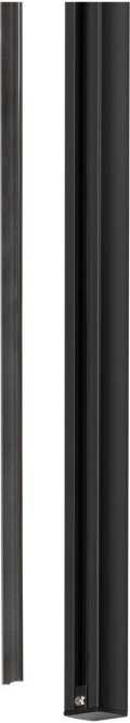 URail Safety Cover Strip 68cm Schwarz Kunststoff 