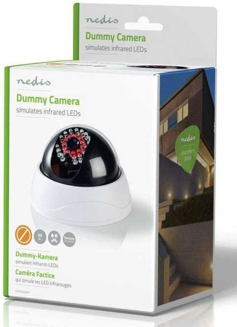 Dummy-Überwachungskamera Dome innenbereich Weiß 