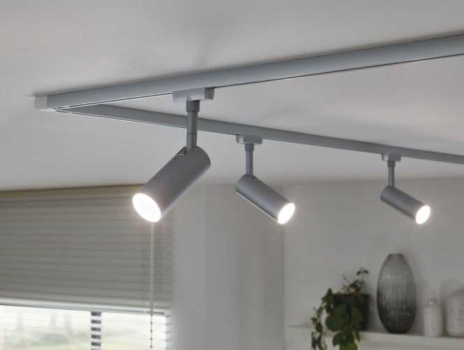 URail Spot Tubo 1x4,5W 4000K Chrom matt 230V nicht dimmbar 