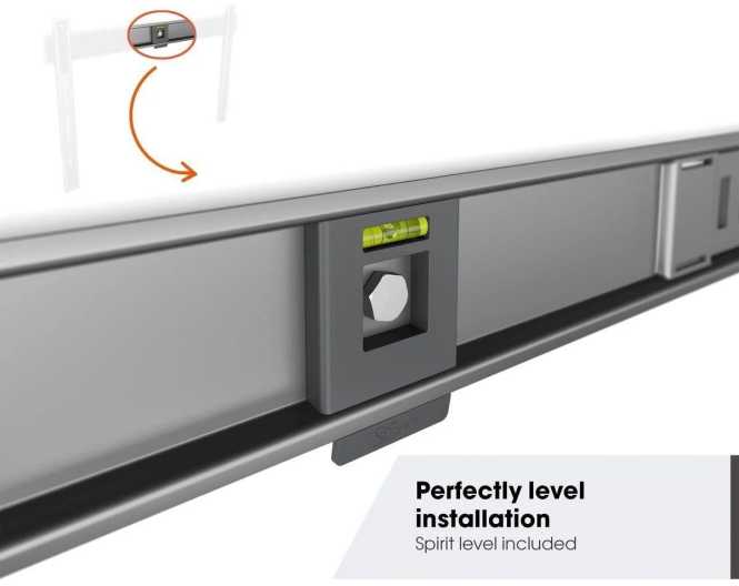 Flache TV-Wandhalterung TVM 5605 Elite 