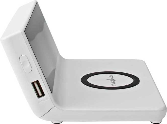 Wecker mit kabellosem Ladegerät für Smartphone WCACQ20WT 
