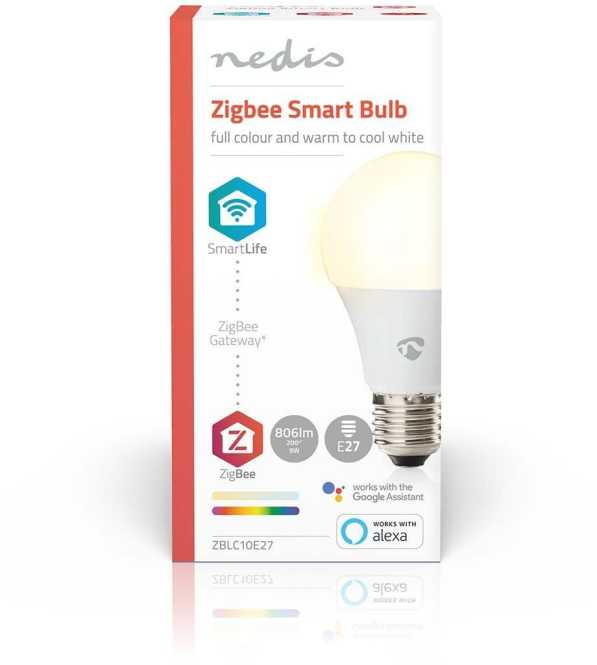 Smartlife LED Lampe Vollfärbig E27 9W 2200 - 6500 K RGB warm bis kühlen weiß 
