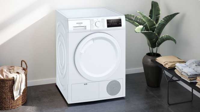 Wärmepumpentrockner iQ300 WT43HV03 weiß 7kg 