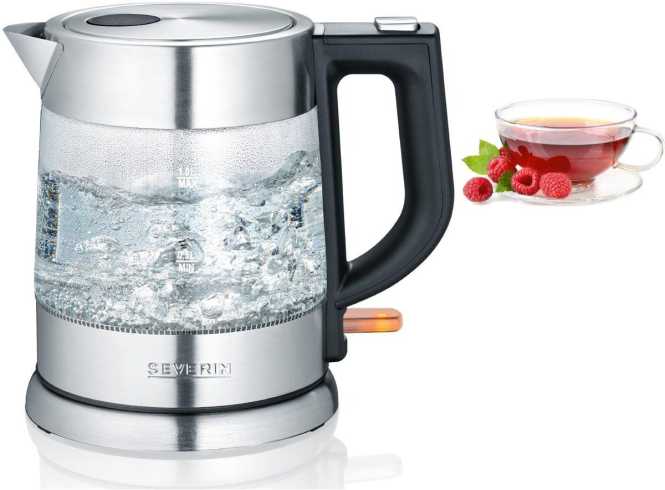 Wasserkocher 1L 2200W WK 3468 Silber 
