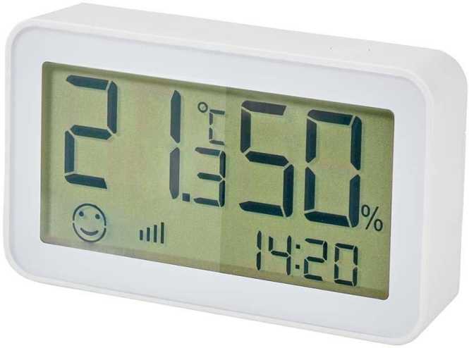 Klimasensor ZigBee 3.0 Batteriebetrieben 17x75x45 mm weiß 