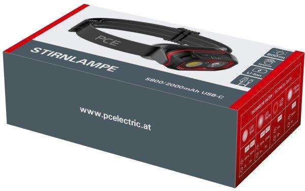 Stirnlampe-S800 2.000 mAh USB-C 