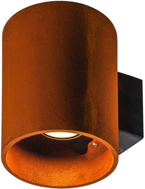 RUSTY UP/DOWN Outdoor LED Wandleuchte rund rost CCT switch 3000/4000K 