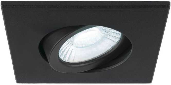 UNIVERSAL DOWNLIGHT Abdeckung für Downlight IP20 schwenkbar eckig schwarz 