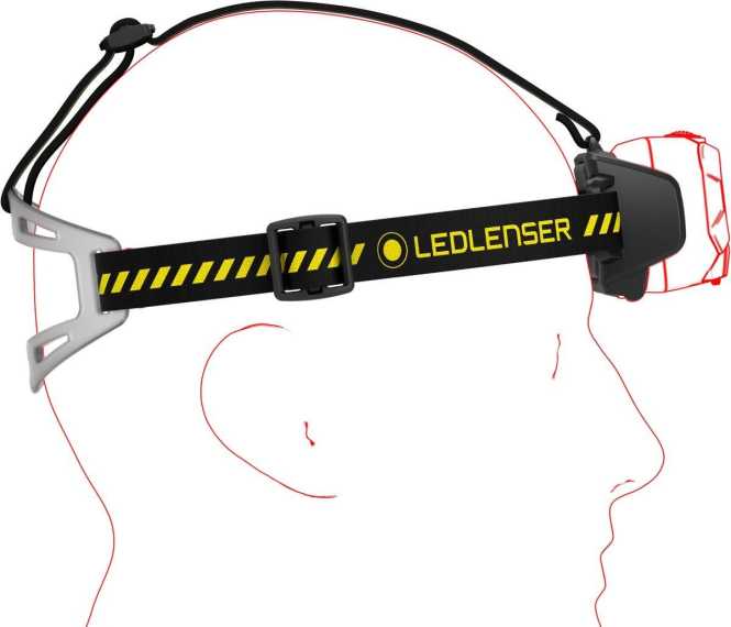 HF8R WORK LED Stirnlampe mit Akku IP68 1600lm Dimmt und fokussiert automatisch 