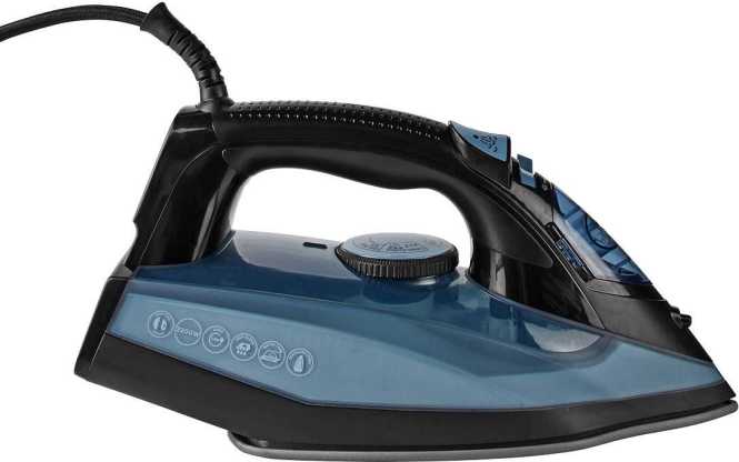 Dampfbügeleisen 2600W Keramisch 0,38 l blau 