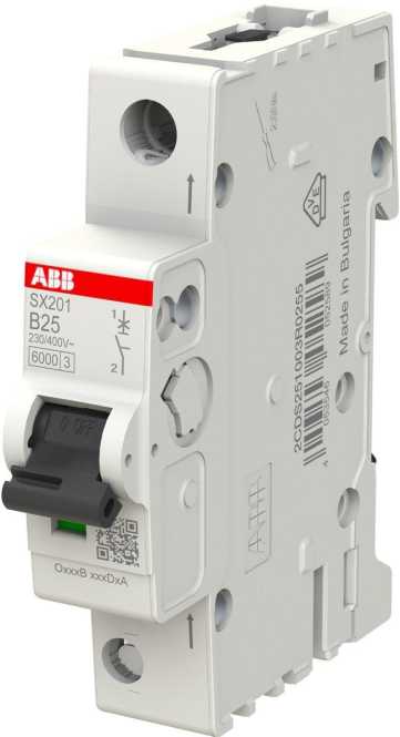 LS-Schutzschalter 1-polig 6kA B-Char 25A 1TE 